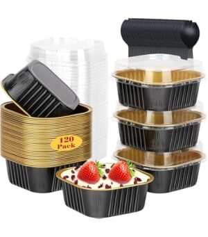 150ml Aluminum Foil Square Box (25pcs/pack)