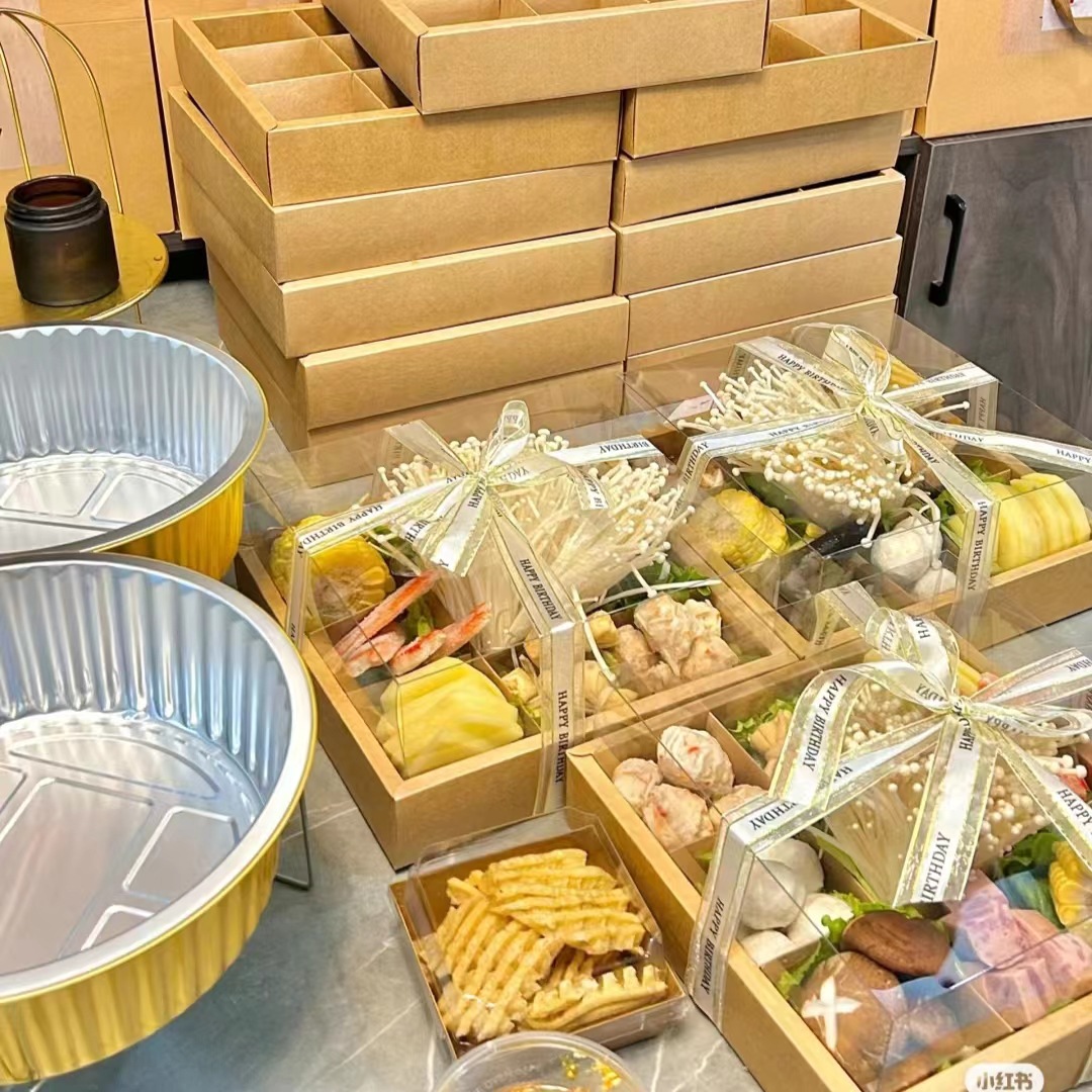 Colourful Pastry Box (50pcs/pack)