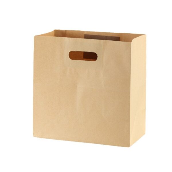 Kraft Perforated Paper Bag (28*28*15cm)(25pcs/pack)