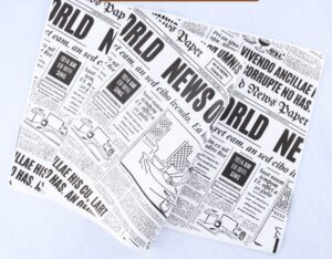 White Newspaper Print (38*28cm) (25pcs/pack)
