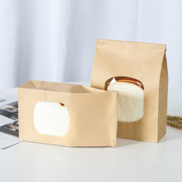 Brown Paper Bag With Window and Wire (25pcs/pack)