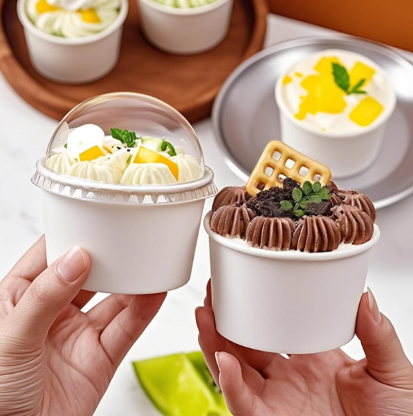 200ML Ice Cream Paper Cup (25pcs/pack)
