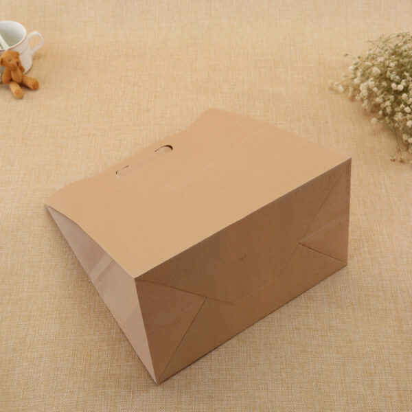 Kraft Perforated Paper Bag (28*28*15cm)(25pcs/pack)