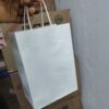 White Craft Bag with Handle (15*8) 25pcs