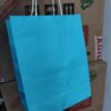 Blue Craft Paper Bag with Handle (21*11) 25pcs