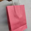 Pink Craft Paper Bag with Handle (21*11) 25pcs