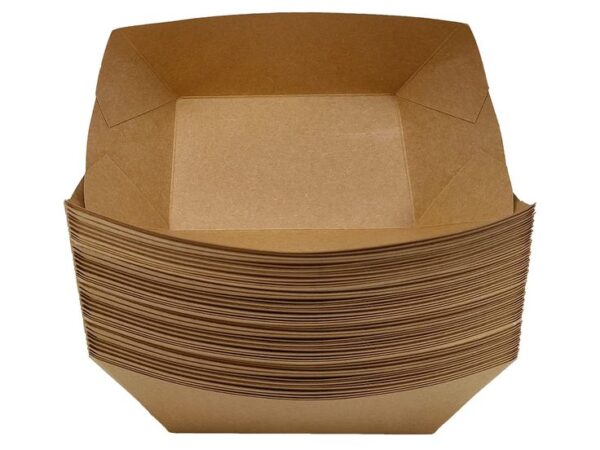 Big Brown Boat Tray (25pcs/pack)
