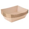 Small Brown Boat Tray (25pcs/pack)
