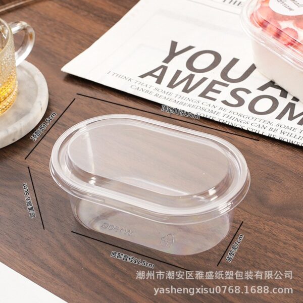 Oval Plastic Bowl by 50pcs