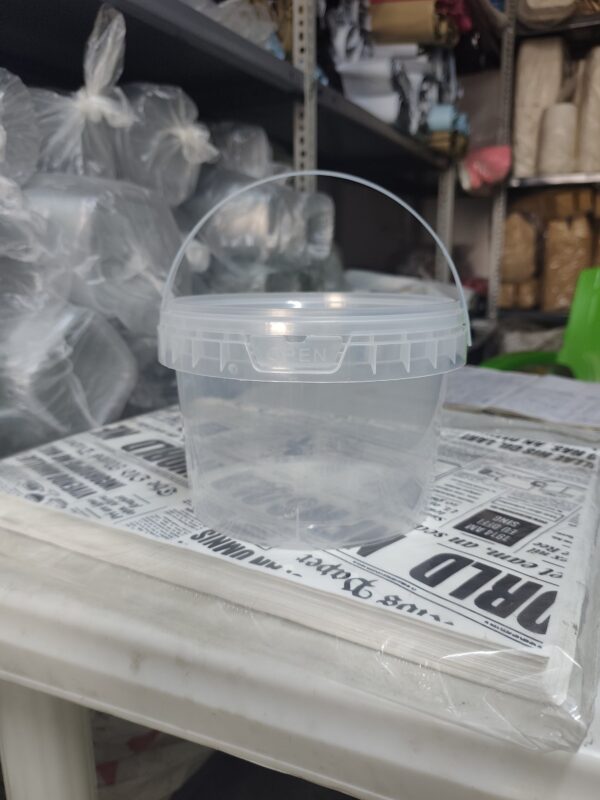 2L Transparent Round Proof Bucket (10pcs)