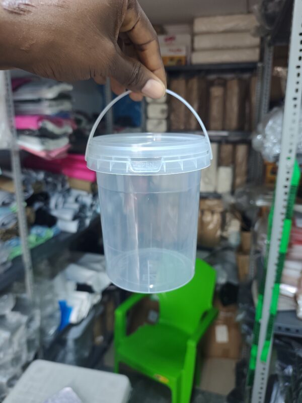 1L Transparent Round Proof Bucket (10pcs)